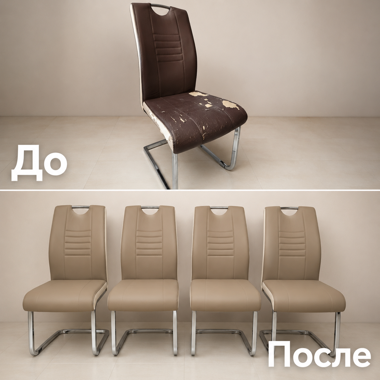 Перетяжка стульев — работа 4