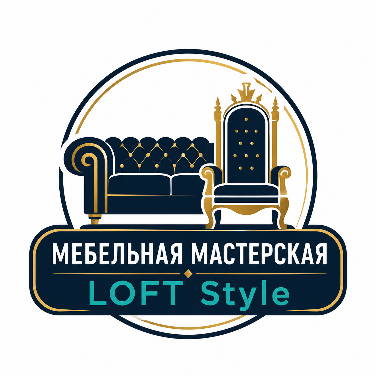 Логотип мебельной мастерской Loft Style